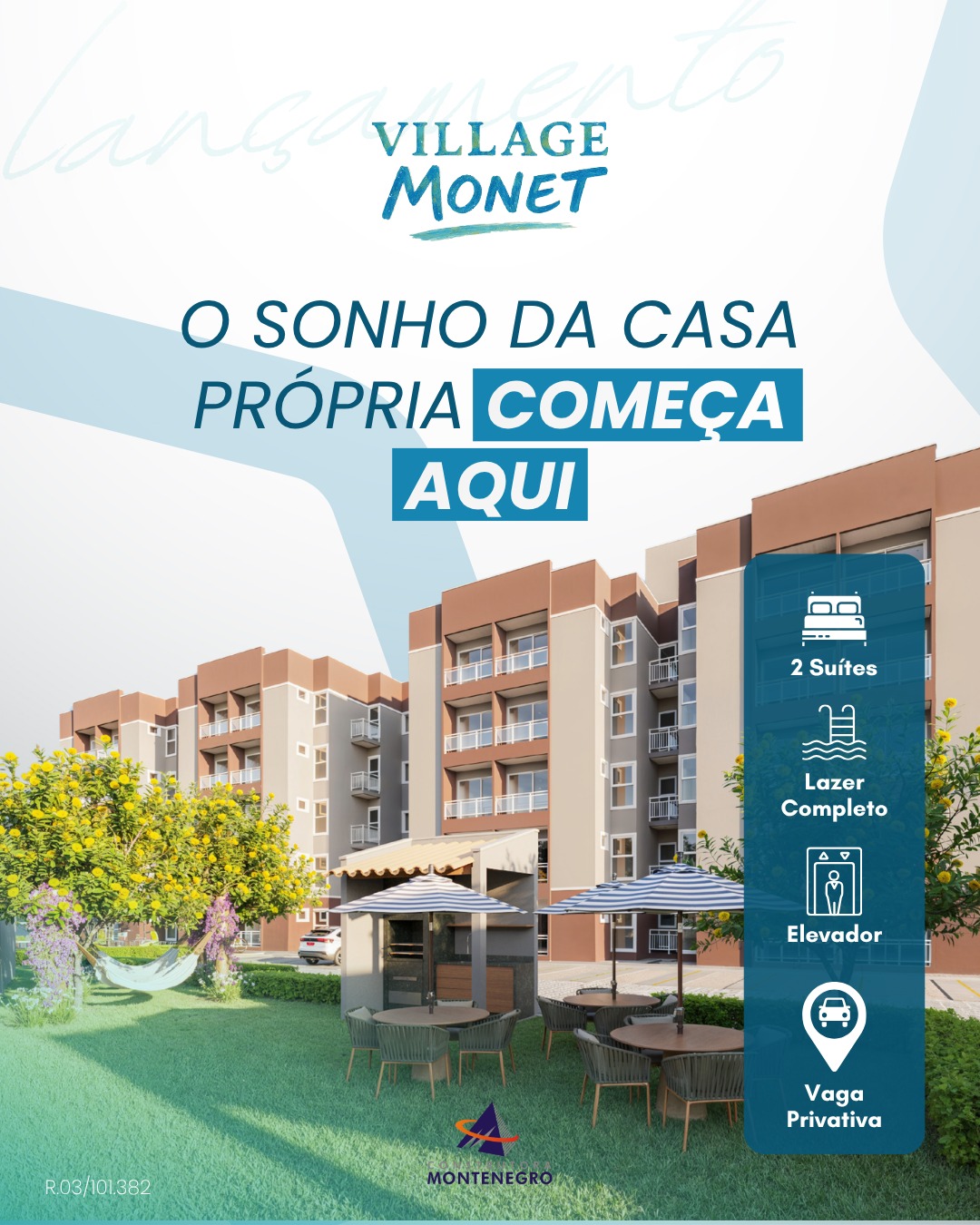 Village Monet - área de lazer